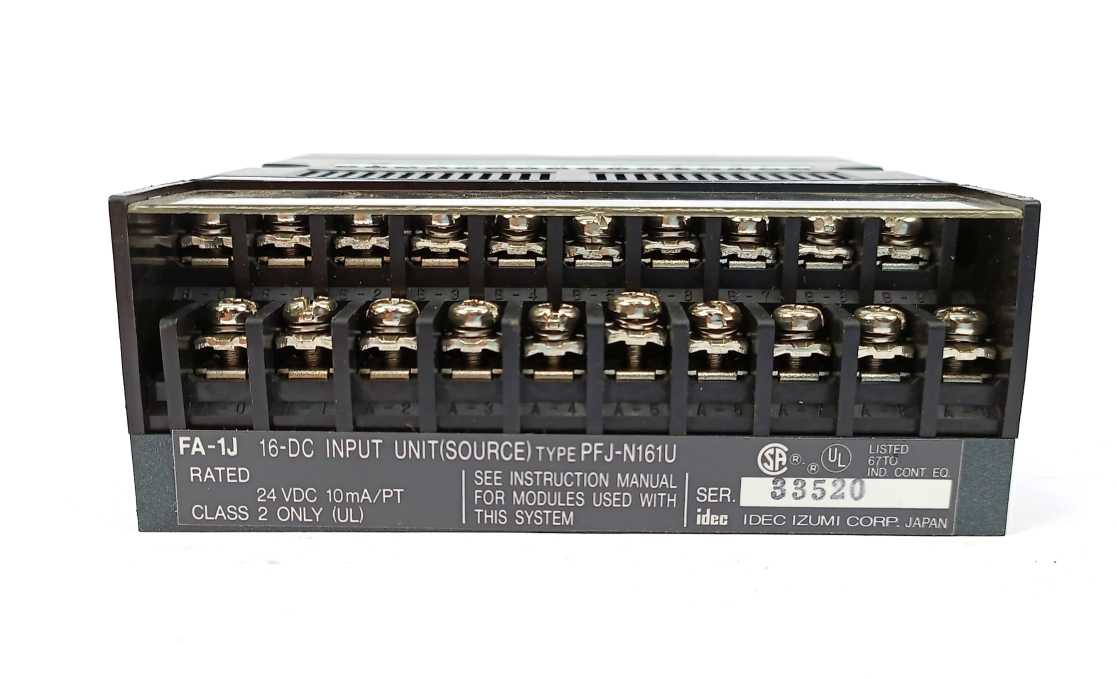Idec FA-1J PFJ-N161U CPU Unit