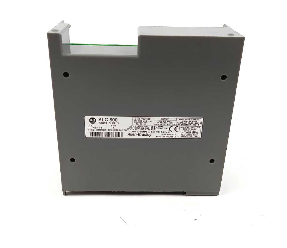 AB 1746-P1 Ser. A SLC 500, Power supply