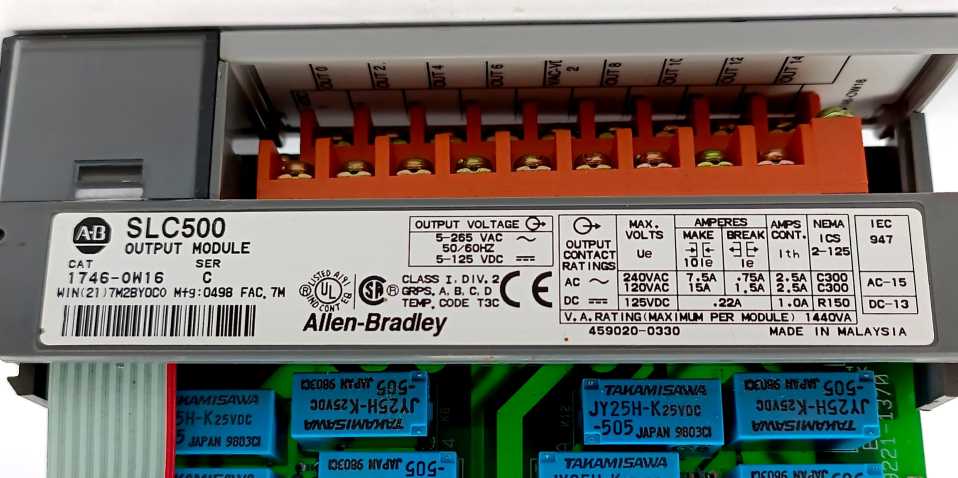 AB 1746-OW16 Ser. C SLC 500 Output module