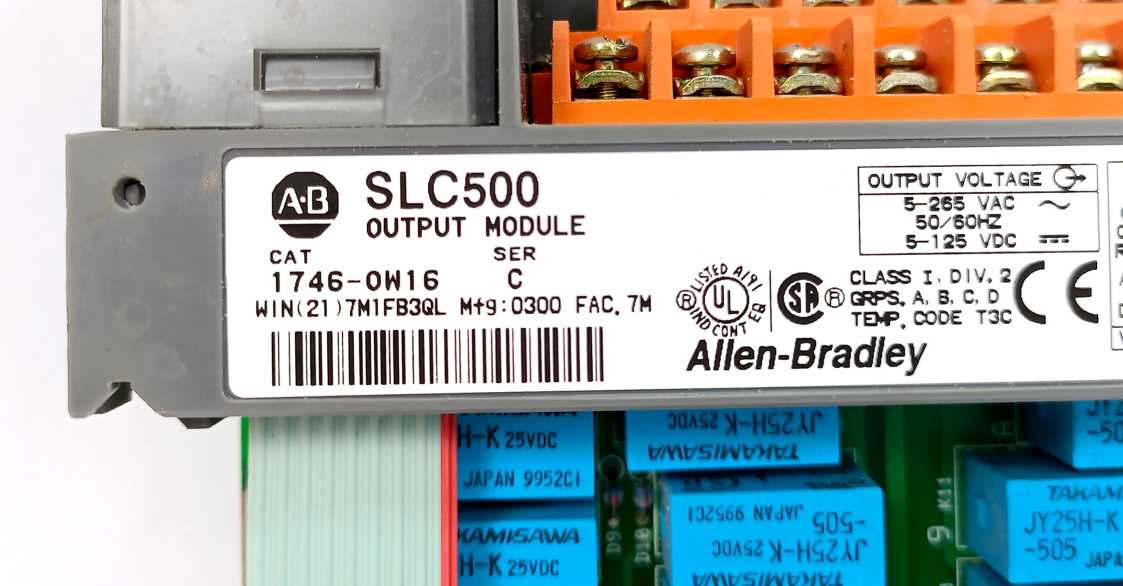AB 1746-OW16 Ser. C SLC 500 Output module