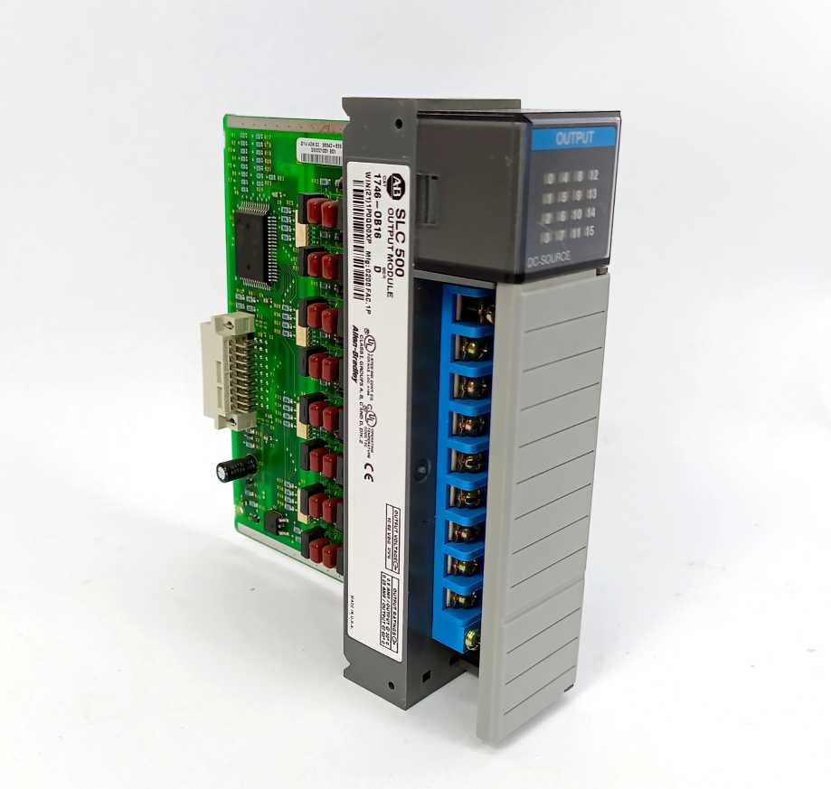 AB 1746-0B16 SER. D, SLC 500 OUTPUT MODULE