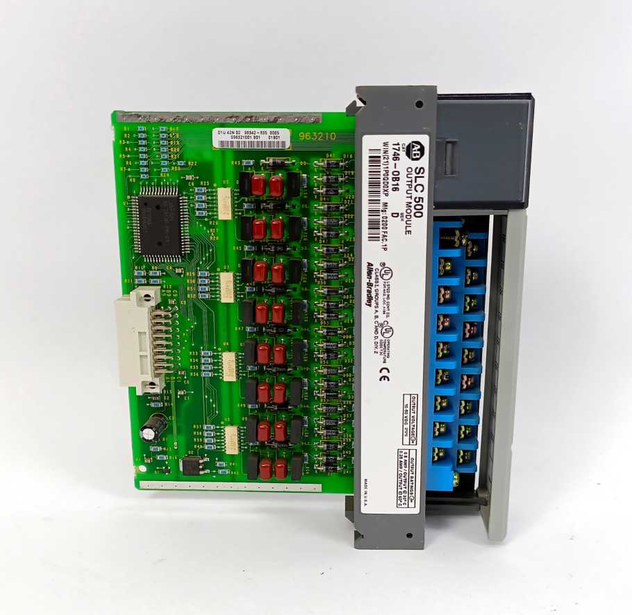 AB 1746-0B16 SER. D, SLC 500 OUTPUT MODULE