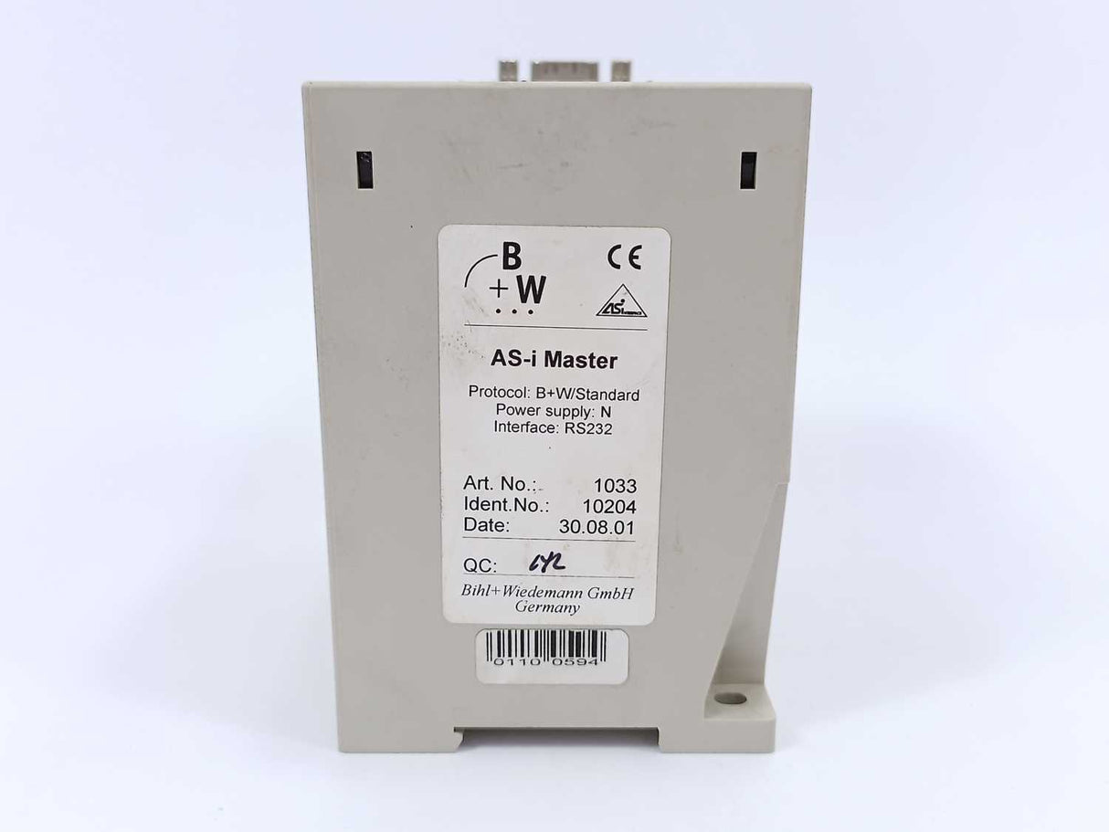 Bihl+Wiedemann 1033 AS-i Master with RS232 interface