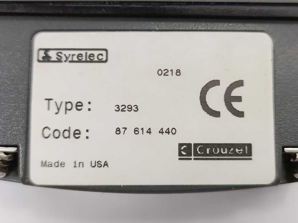 Crouzet Syrelec 87614440 Counter 3293