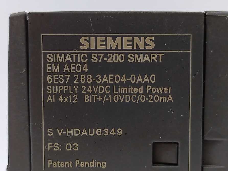 Siemens 6ES7288-3AE04-0AA0 SIMATIC S7-200 SMART