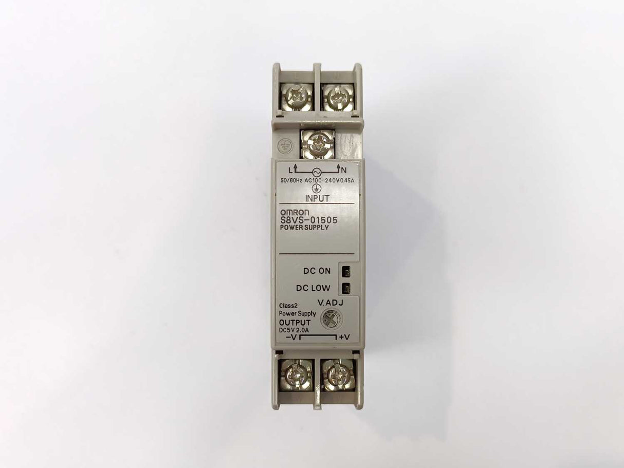 OMRON S8VS-01505 Power supply, 50/60Hz, AC100-240V 0,45A, 5V, 2A
