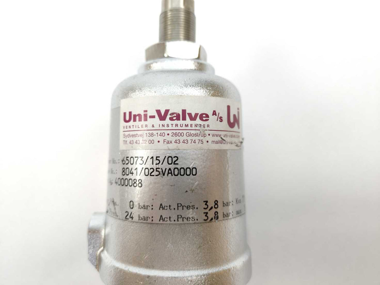 Uni-Valve 8041/025VA0000 Type 8041 – Sliding gate valve 4000088