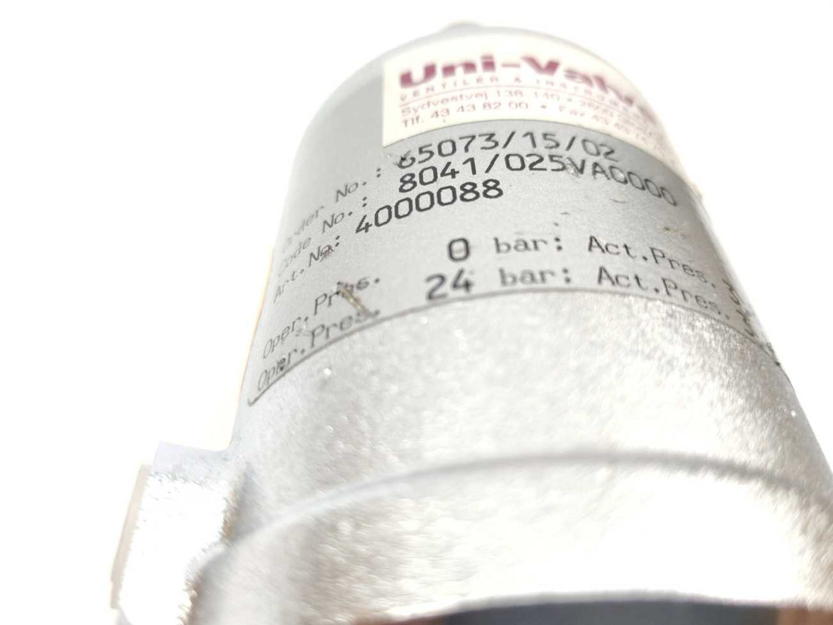 Uni-Valve 8041/025VA0000 Type 8041 – Sliding gate valve 4000088