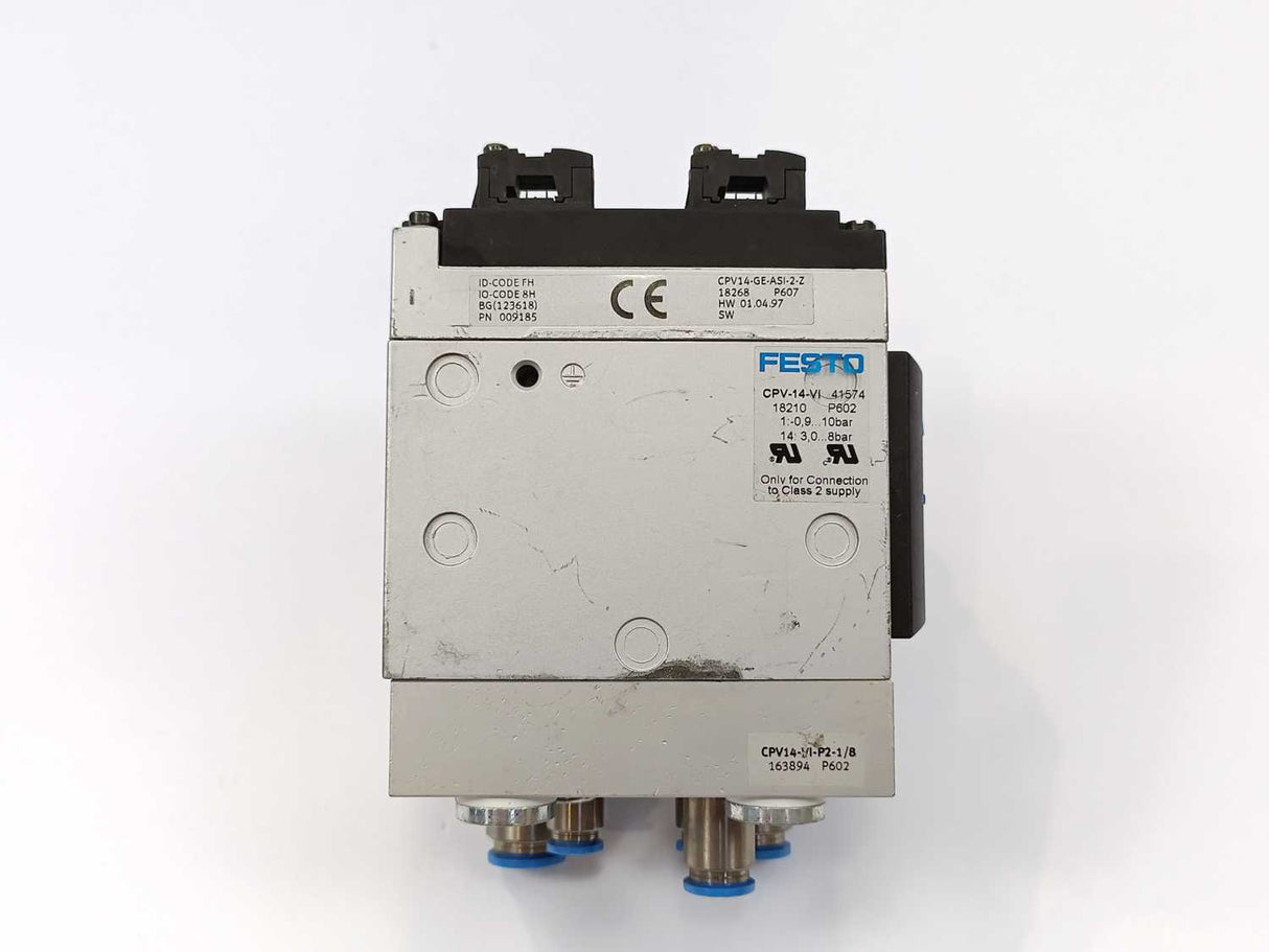 Festo 18210 CPV14-VI Valve Terminal, w/ 18268, 163894, 2x: 161361