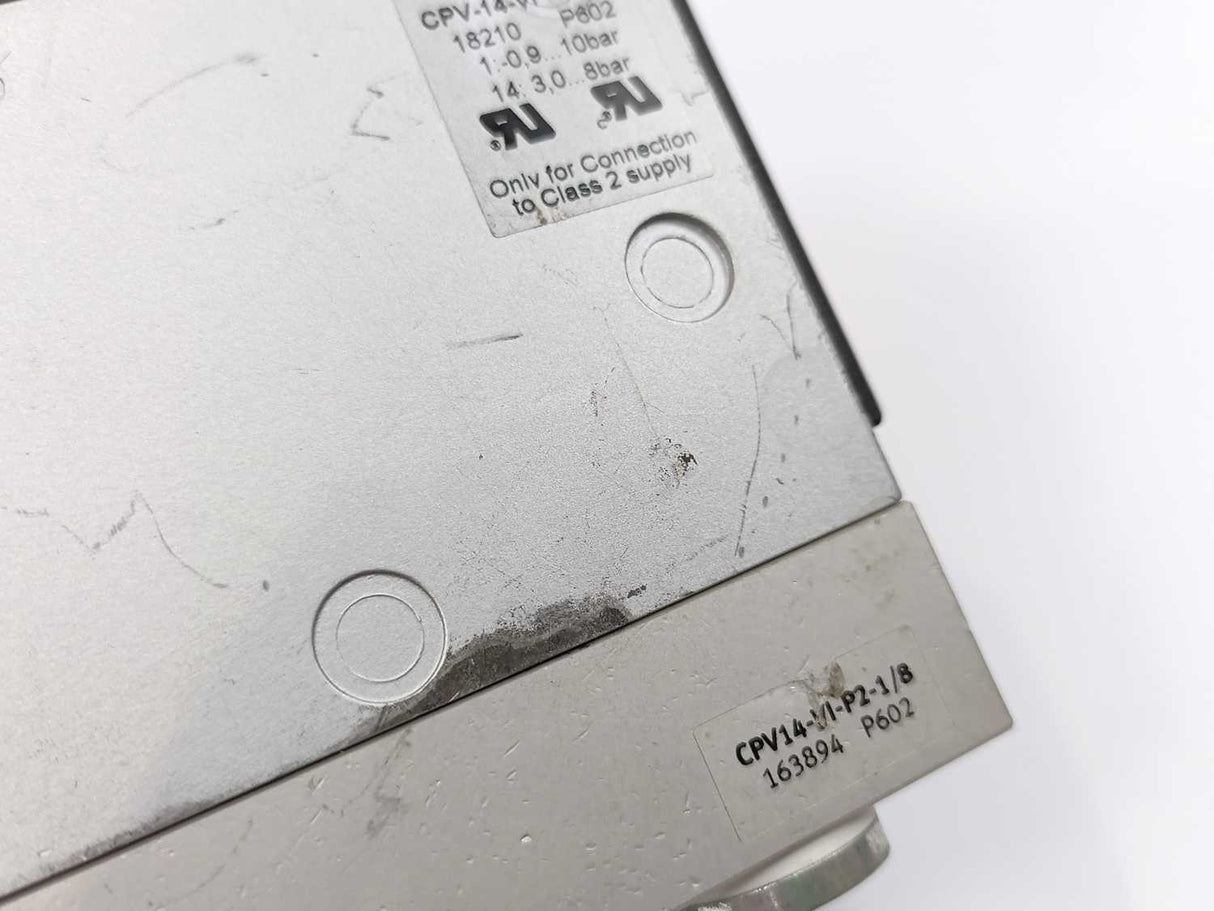 Festo 18210 CPV14-VI Valve Terminal, w/ 18268, 163894, 2x: 161361