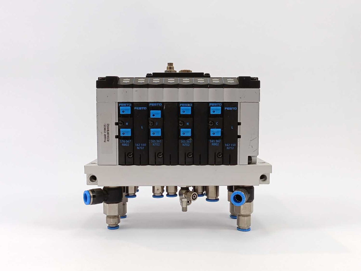 Festo 18210 CPV14-VI Valve Terminal, w/ 18262, 152427,161361