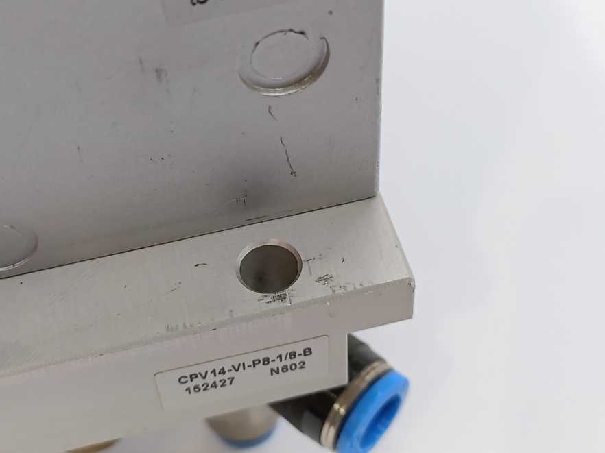 Festo 18210 CPV14-VI Valve Terminal, w/ 18262, 152427,161361
