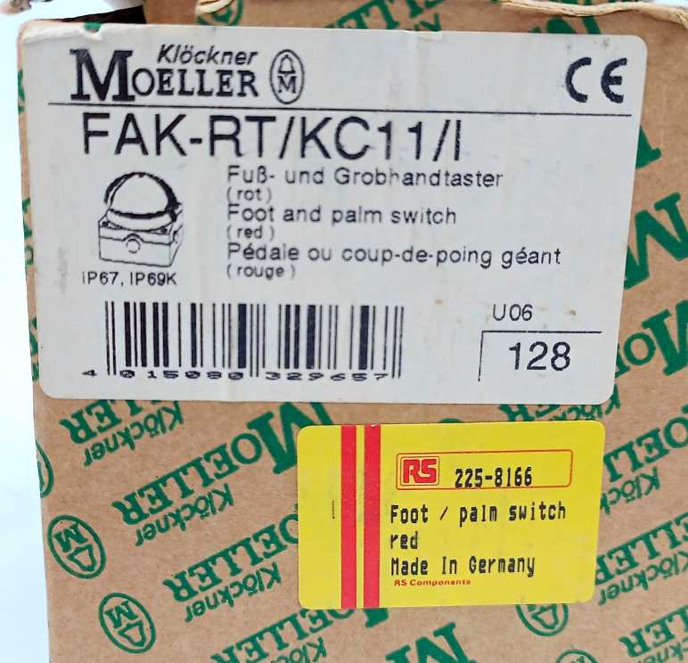 Klöckner Moeller FAK-RT/KC11/I Foot and Palm Switch