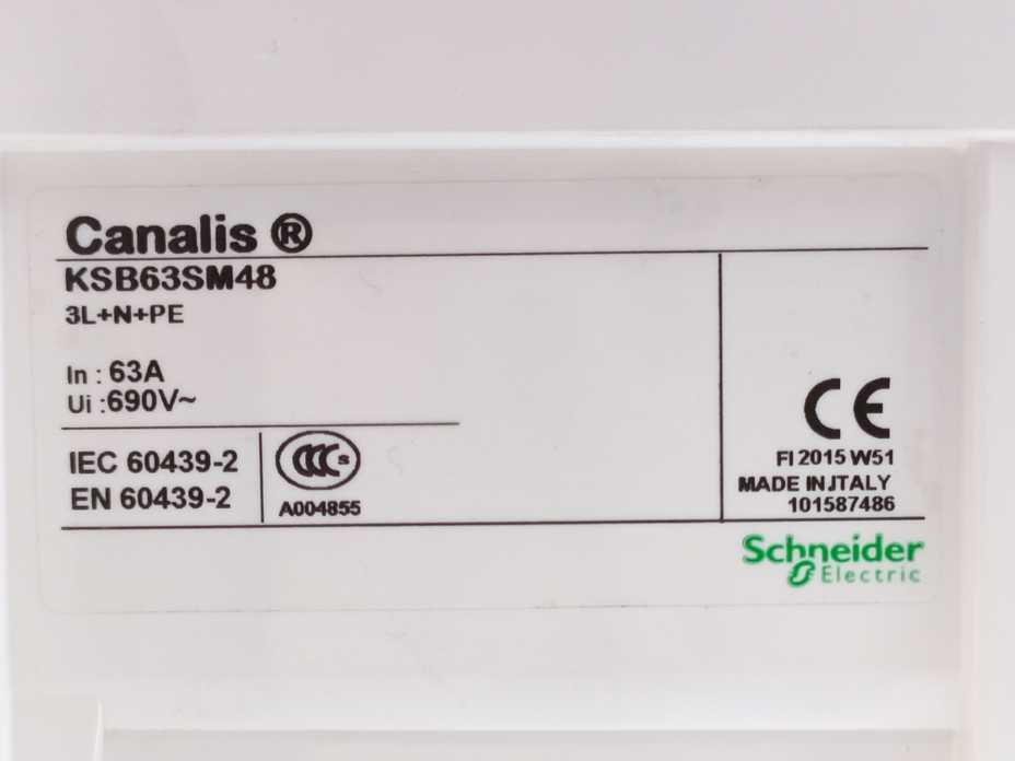 Schneider KSB63SM48 Tap off unit, Canalis KS 100A to 1000A