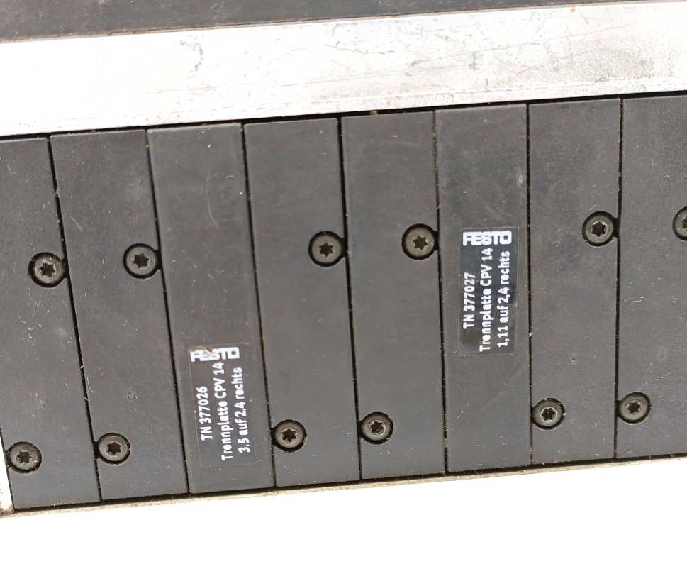 Festo 18210 CPV14-VI Valve Terminal, W/ 18262, 152427, 159615