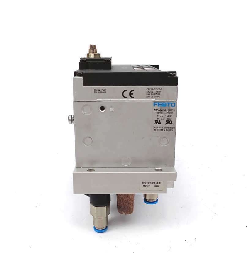 Festo 18210 CPV14-VI Valve Terminal, W/ 18262, 152427, 159615