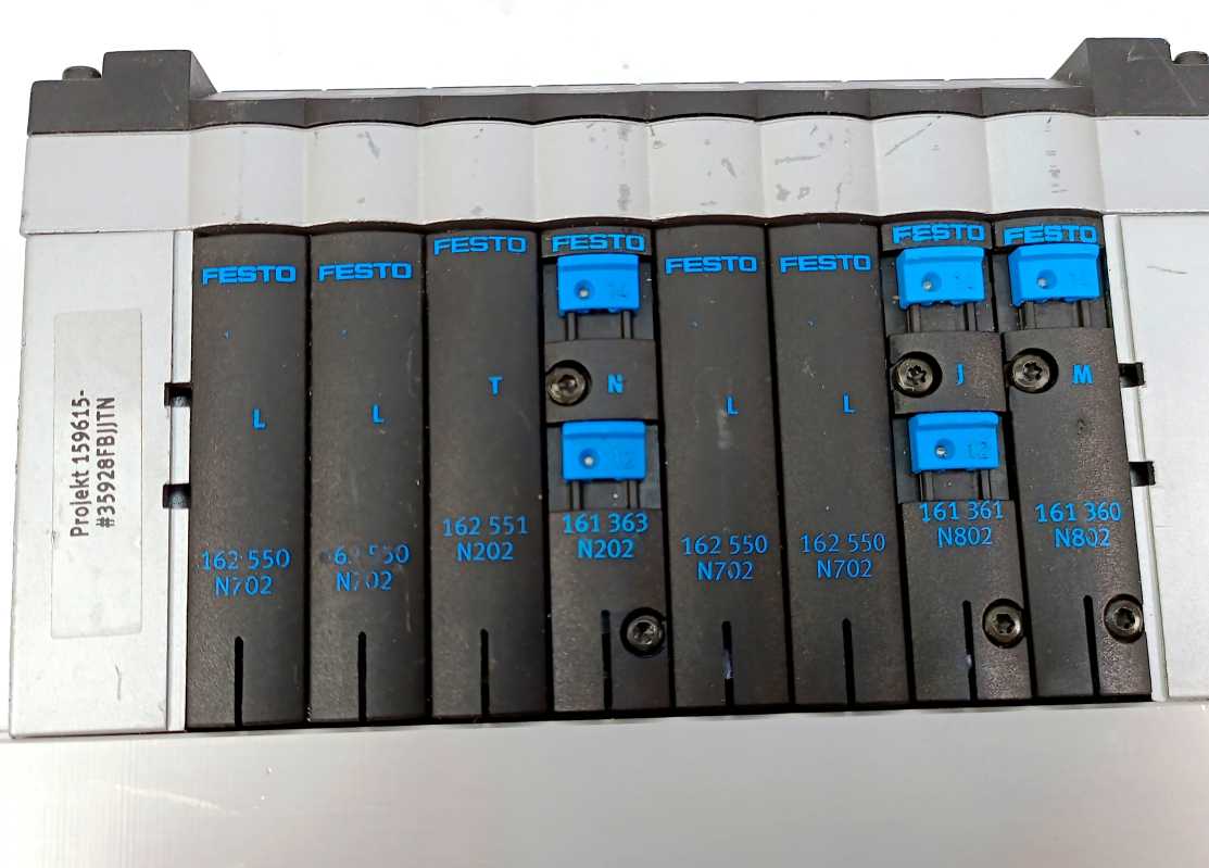 Festo 18210 CPV14-VI Valve Terminal, W/ 18262, 152427, 159615