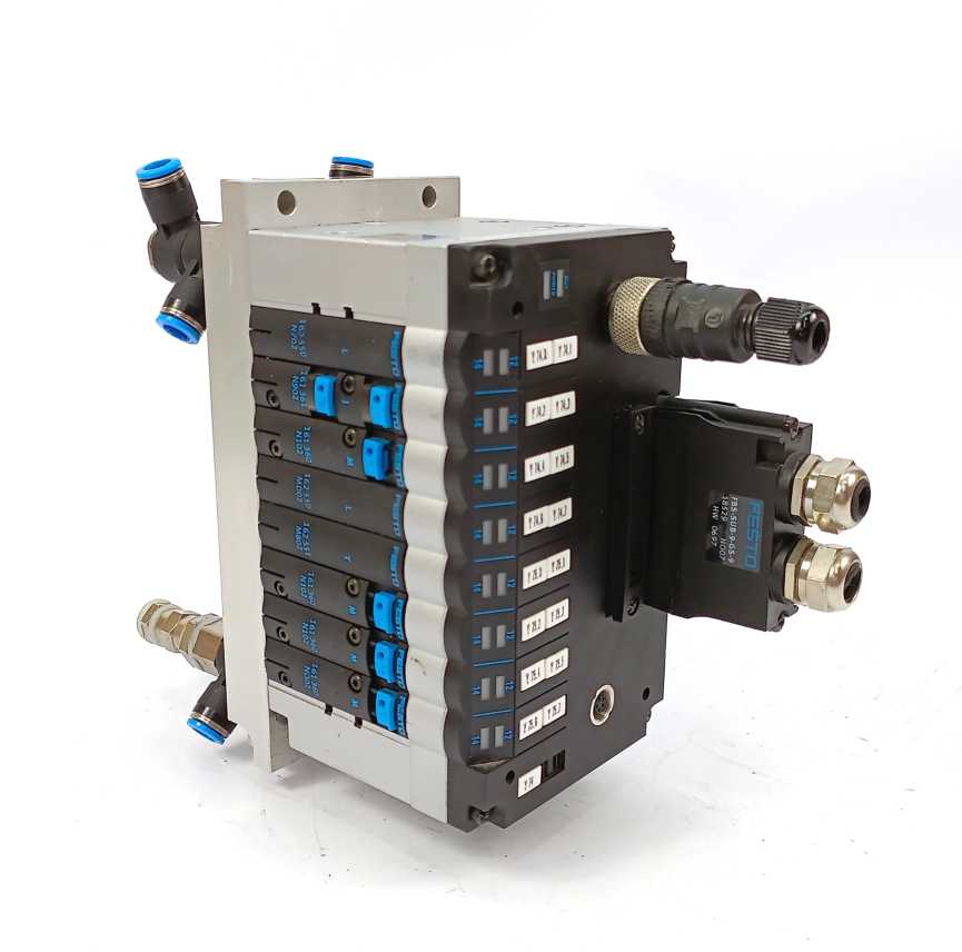 Festo 18200 CPV10-VI Valve Manifold W/ 165811, 152427, 18529