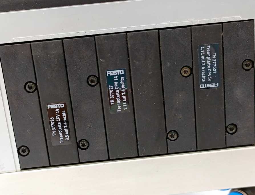 Festo 18210 CPV14-VI Valve Terminal, W/ 165811, 152427, 18529