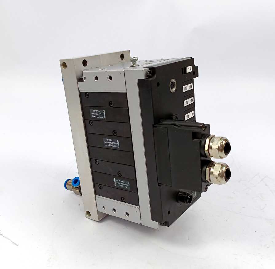 Festo 18210 CPV14-VI Valve Terminal, W/ 165811, 152427, 18529