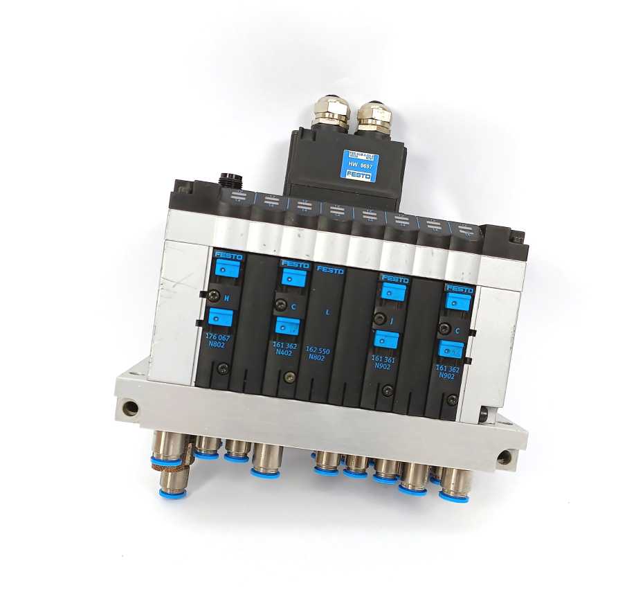 Festo 18210 CPV14-VI Valve Terminal, W/ 165811, 152427, 18529