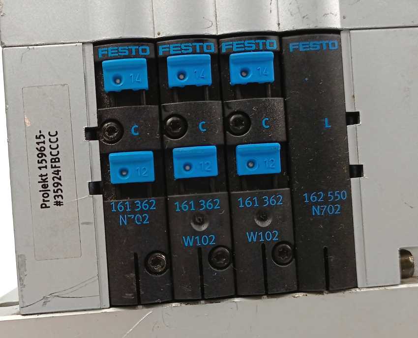 Festo 18210 CPV14-VI Valve Terminal, W/ 18260, 152425, 159615