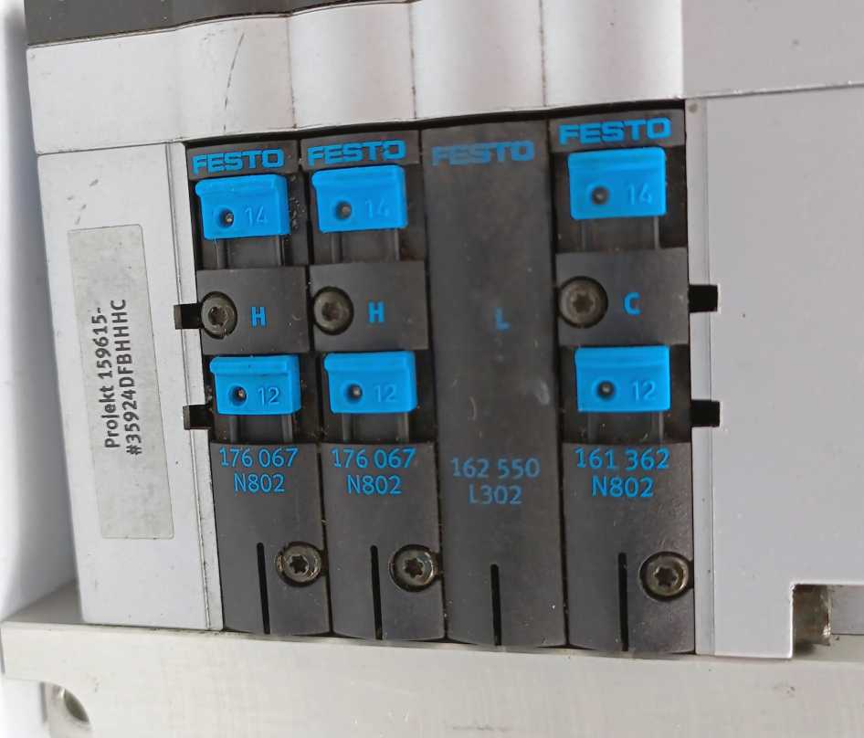 Festo 18210 CPV14-VI Valve Terminal, W/ 18260, 152425, 159615