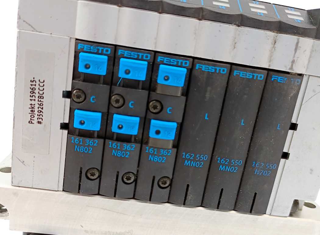 Festo 18210 CPV14-VI Valve Terminal, W/ 18261, 152426, 159615