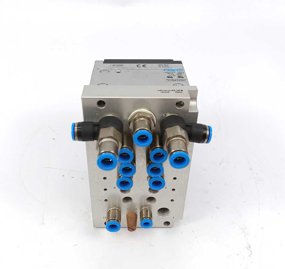 Festo 18210 CPV14-VI Valve Terminal, W/ 18261, 152426, 159615