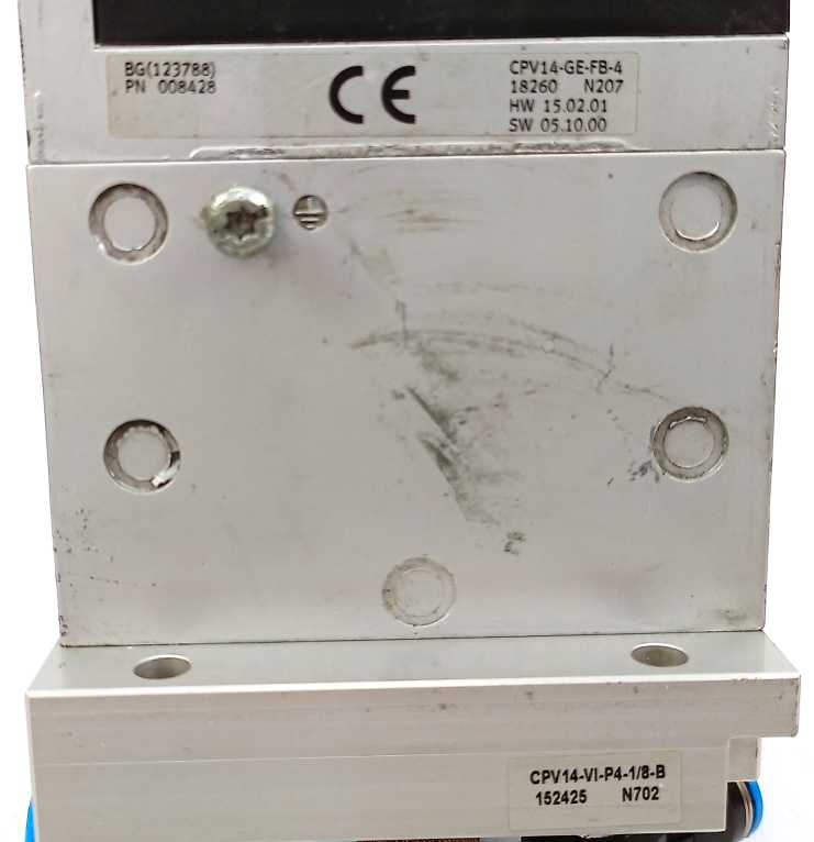 Festo 18210 CPV14-VI Valve Terminal, W/ 18260, 152425