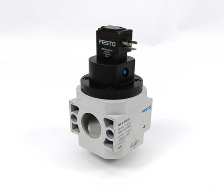 Festo 172959 HEE-D-MIDI-24 On/off Valve w/ 364665 MSEB-3-24VDC