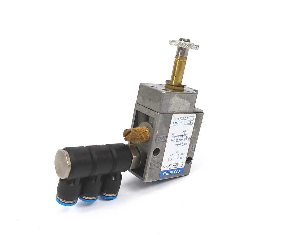 Festo 7802 MFH-3-1/8 Solenoid Valve