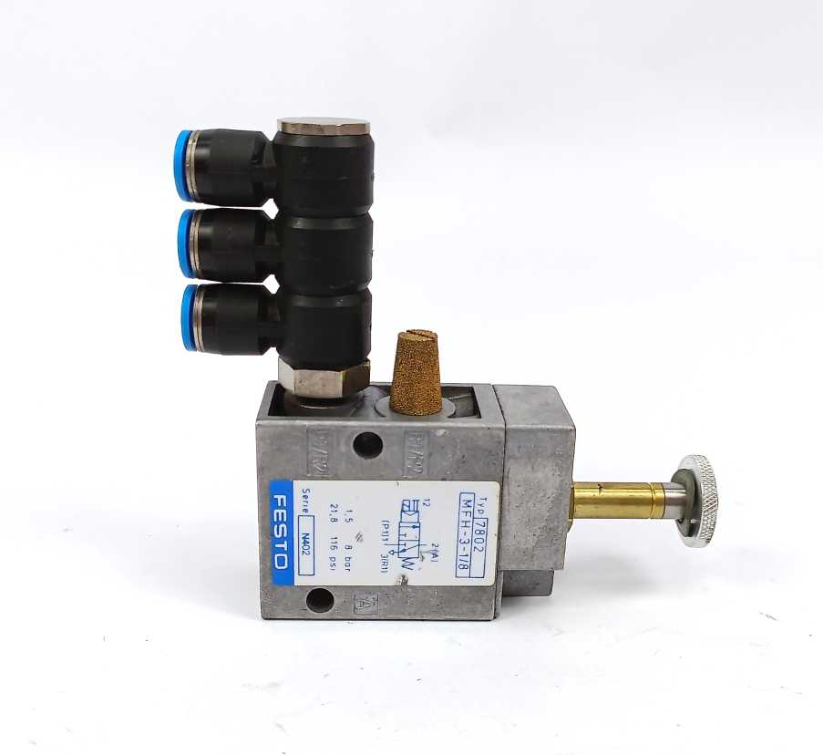 Festo 7802 MFH-3-1/8 Solenoid Valve