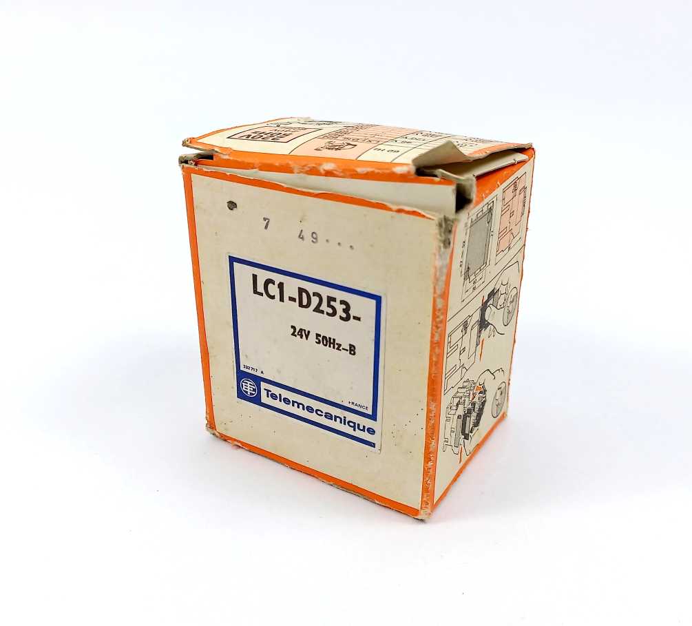 TELEMECANIQUE LC1-D253 Electrical Contactors, 24V, 50Hz