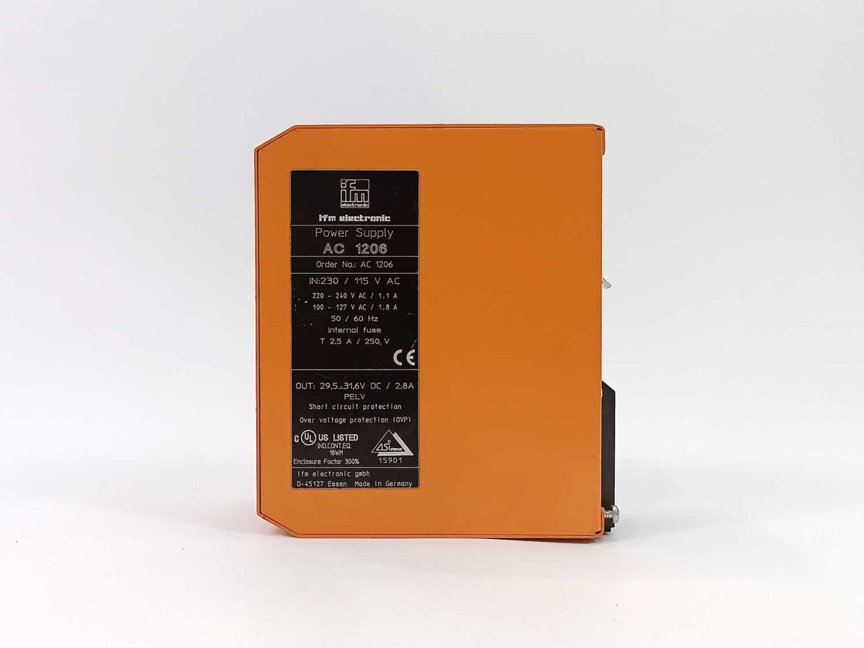 Ifm Electronic AC 1206 IN: 230/115V AC, OUT: 29,5...31,6V, DC/2,8A