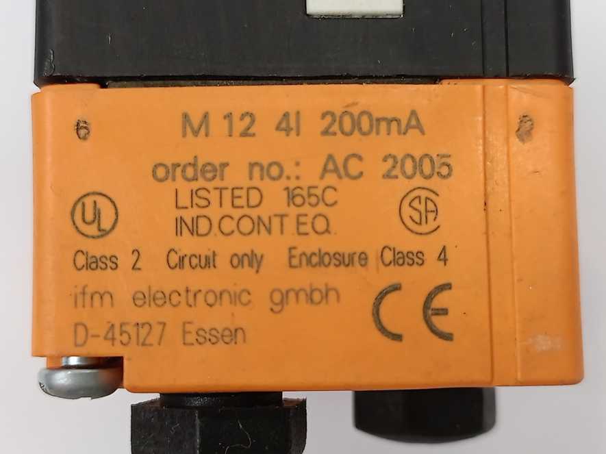 Ifm Electronic AC2005 M 12 4I 200mA