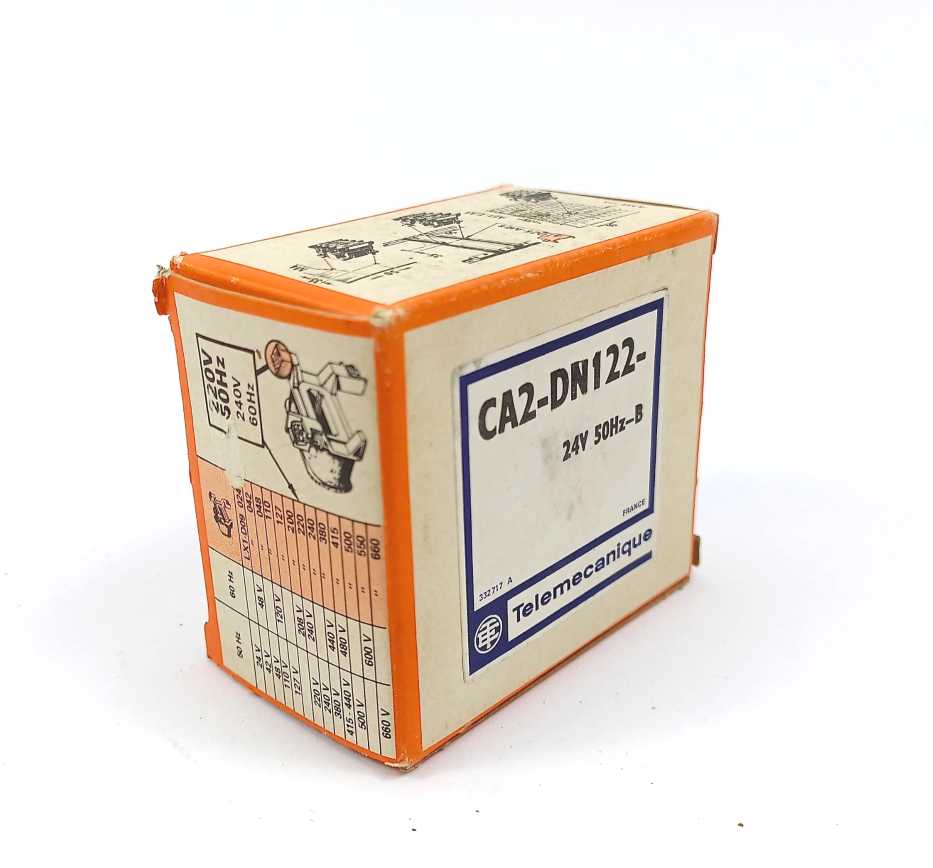TELEMECANIQUE CA2-DN122 CONTROL RELAY, 24V, 50Hz