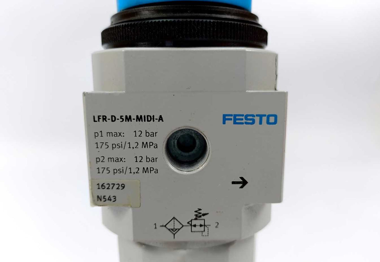 Festo 162729 LFR-D-5M-MIDI-A Filter Regulator