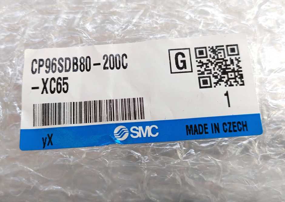 SMC CP96SDB80-200C-XC65 Tie-Rod Cylinder