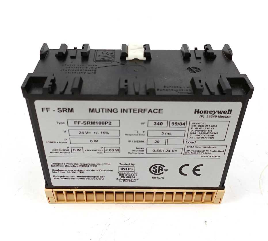 Honeywell FF-SRM100P2 Muting Interface For Safety Light Curtains