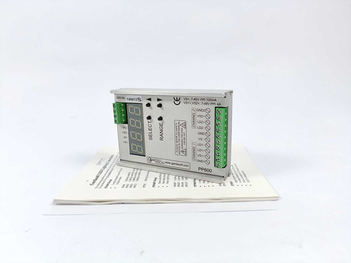 Gardasoft Vision PP600 LED Lighting Controller for Machine Vision