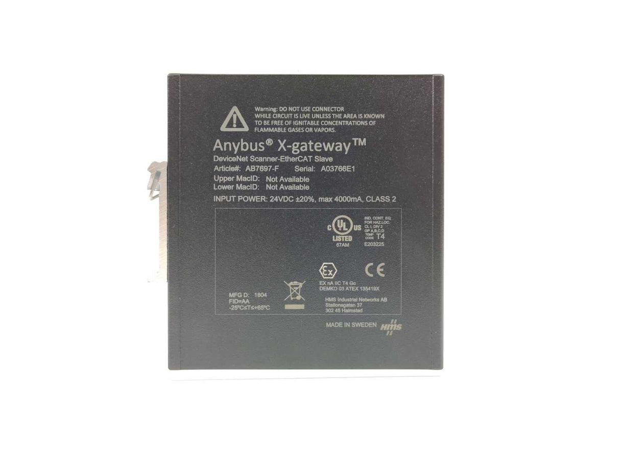 Anybus AB7697-F X-gateway – DeviceNet Scanner - EtherCAT Slave