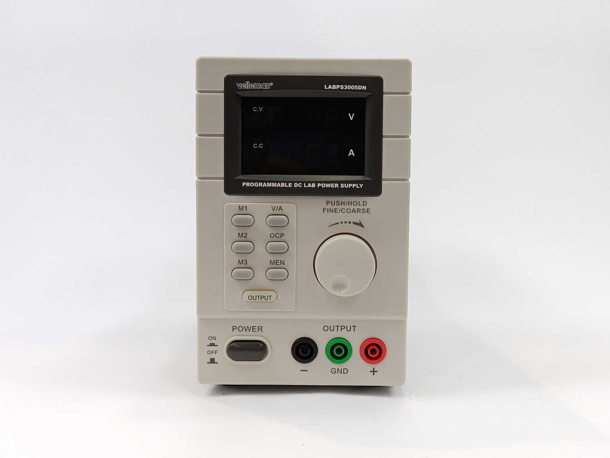 Velleman LABPS3005DN Programmable DC Lab Power Supply 0-30VDC, 5A Max