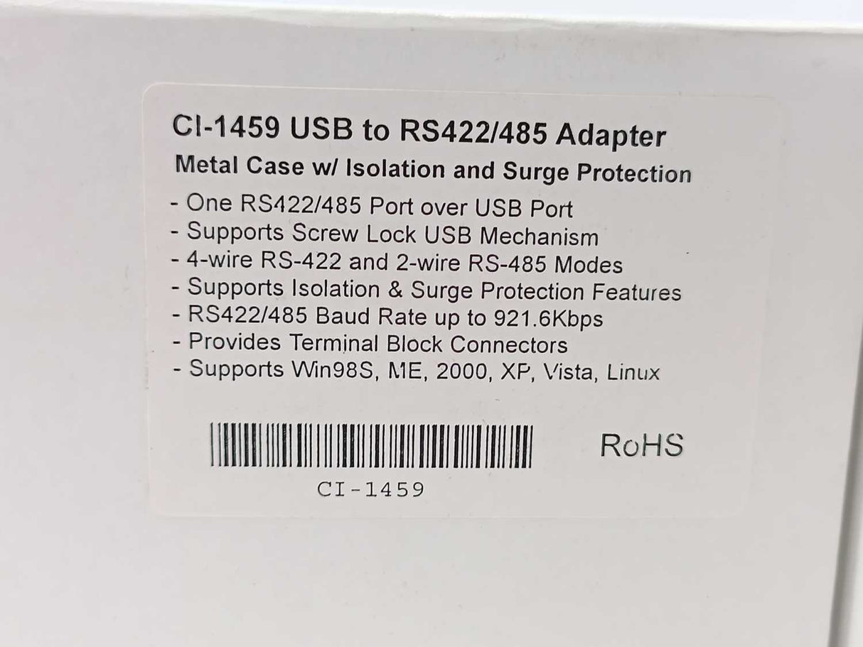 CNV-USB-UNI-I+ CI-1459 USB to RS422/485 Adapter