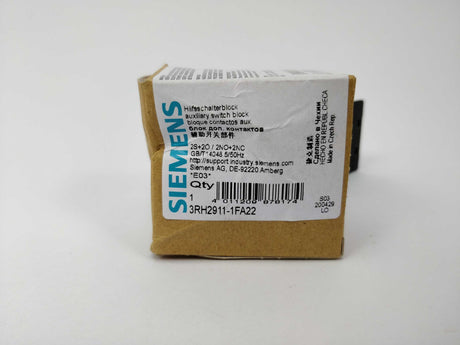 Siemens 3RH2911-1FA22 Auxiliary switch block