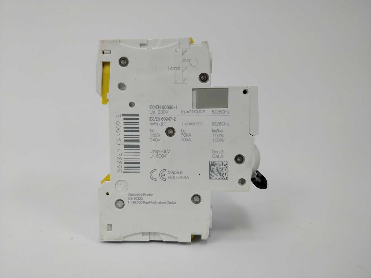 Schneider Electric Acti9 iC60H C 2A Circuit breaker