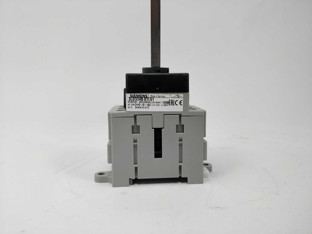 Siemens 3LD3248-0TL51 Load disconnector 3LD3, Iu 32 A Main switch 3-pole