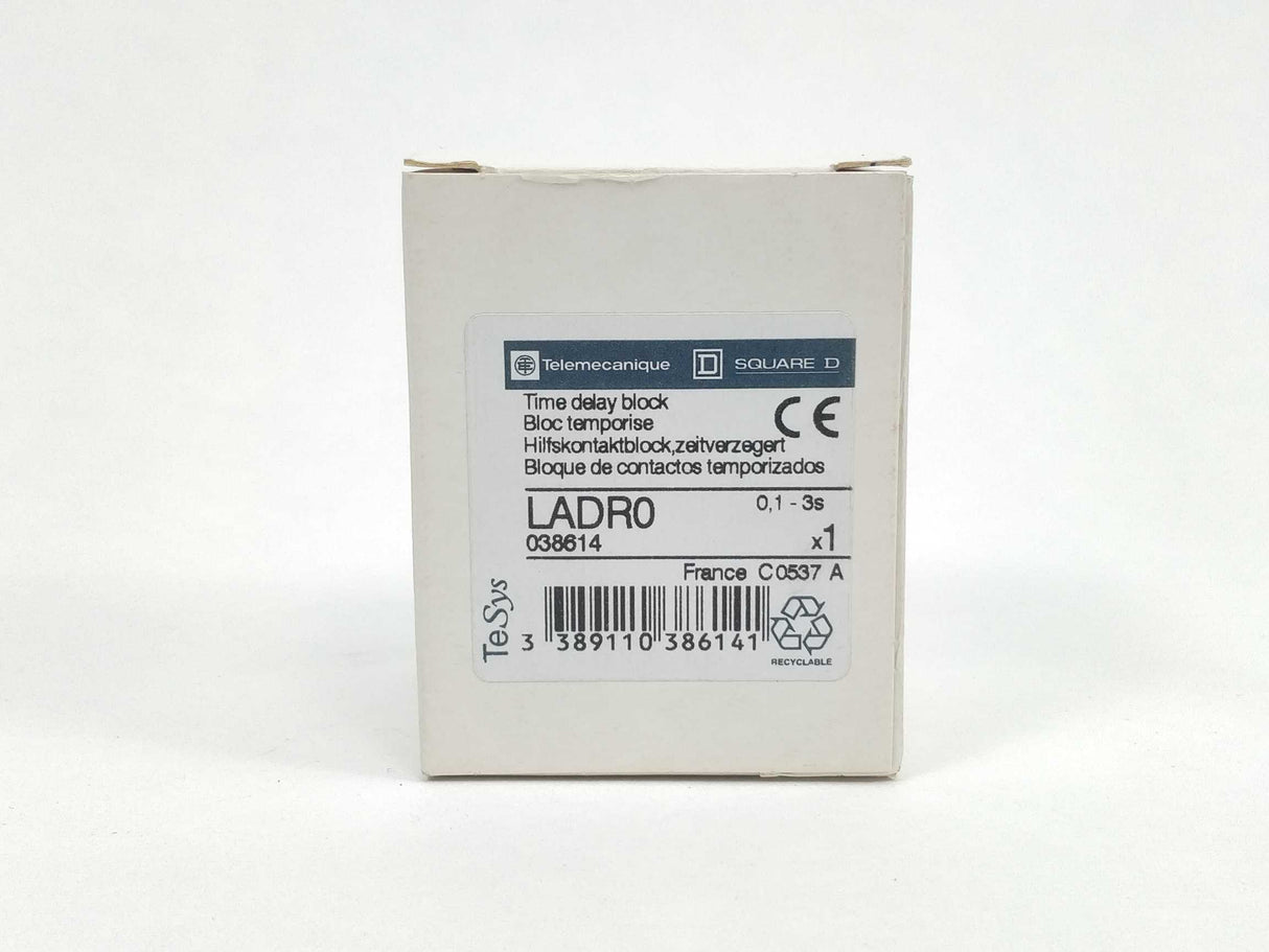 TELEMECANIQUE LADR0 038614 Time delay block