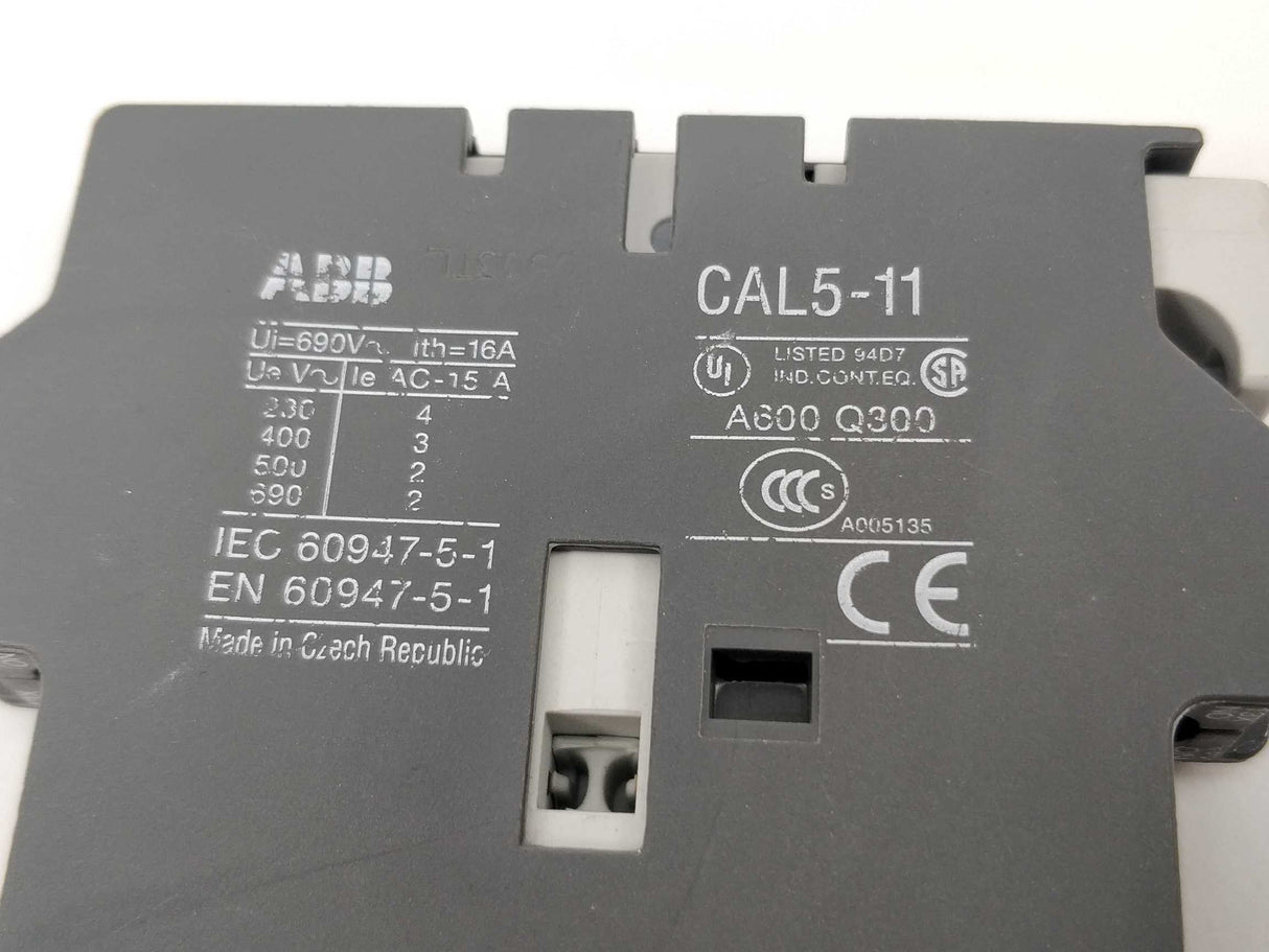 ABB CAL5-11 Auxiliary Contact Block