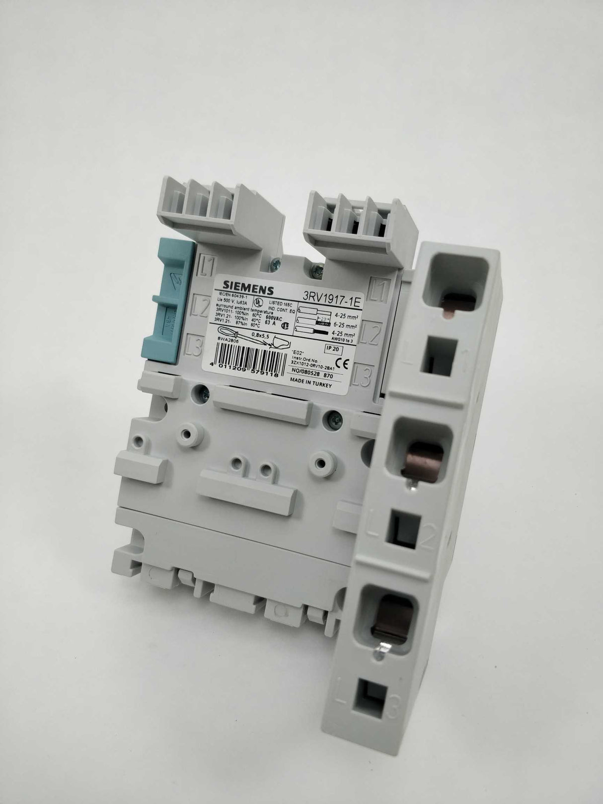 Siemens 3RV1917-1E 3-Phase Busbar